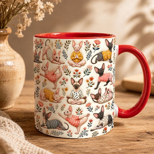 Sphynx Cat Accent Edge-to-Edge Mug CM26100885