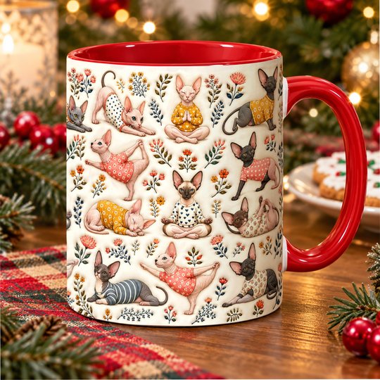 Sphynx Cat Accent Edge-to-Edge Mug CM26100885