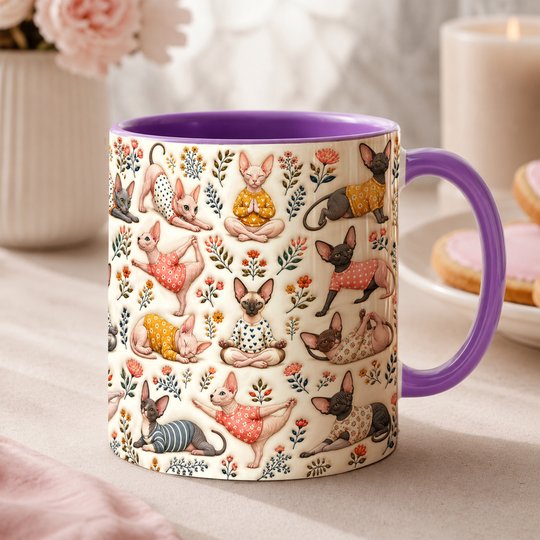 Sphynx Cat Accent Edge-to-Edge Mug CM26100885