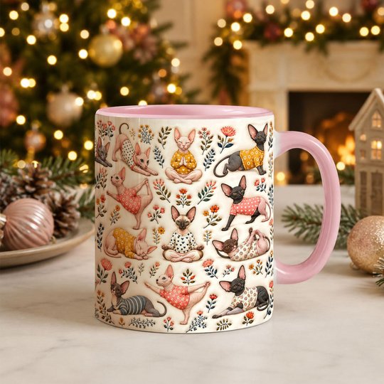 Sphynx Cat Accent Edge-to-Edge Mug CM26100885