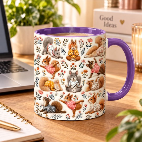 Squirrel Accent Edge-to-Edge Mug CM26100886