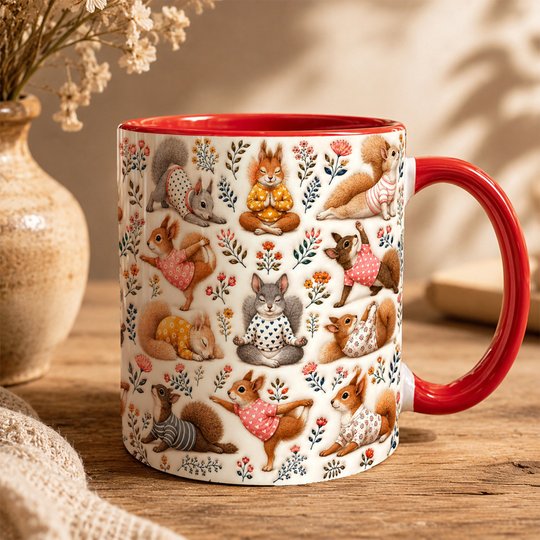 Squirrel Accent Edge-to-Edge Mug CM26100886