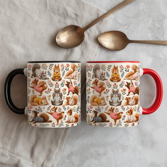 Squirrel Accent Edge-to-Edge Mug CM26100886
