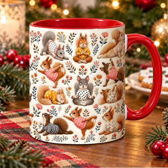 Squirrel Accent Edge-to-Edge Mug CM26100886