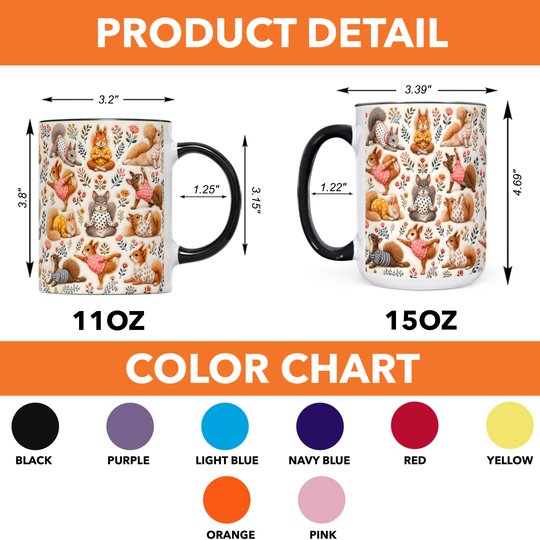 Squirrel Accent Edge-to-Edge Mug CM26100886