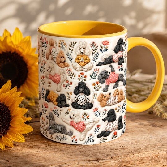 Standard Poodle Accent Edge-to-Edge Mug CM26100887