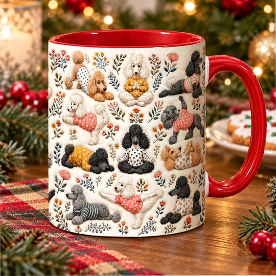 Standard Poodle Accent Edge-to-Edge Mug CM26100887
