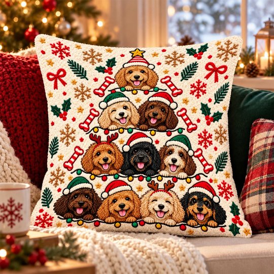 Labradoodle Pillow THPI26101255
