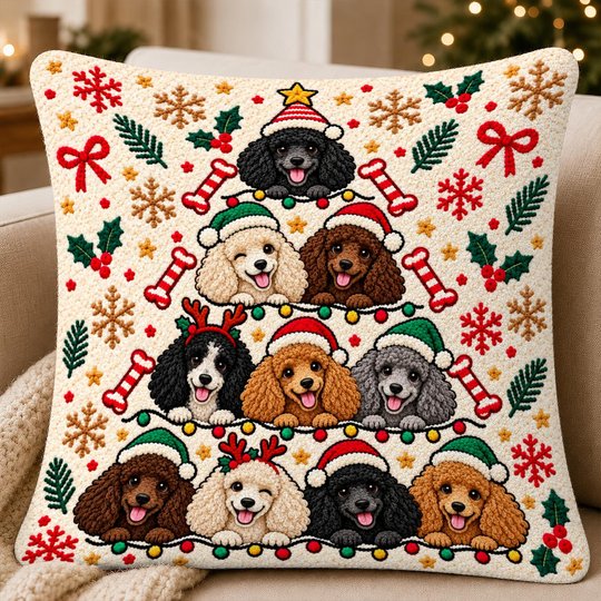 Standard Poodle Pillow THPI26101273