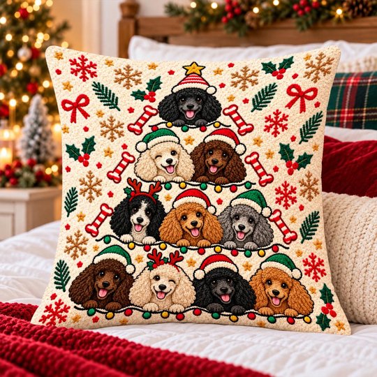 Standard Poodle Pillow THPI26101273