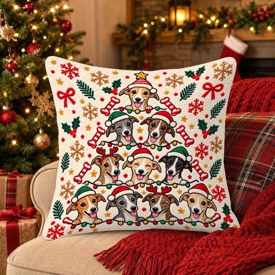 Whippet Pillow THPI26101279