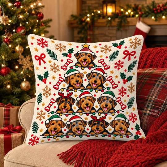 Welsh Terrier Pillow THPI26101277