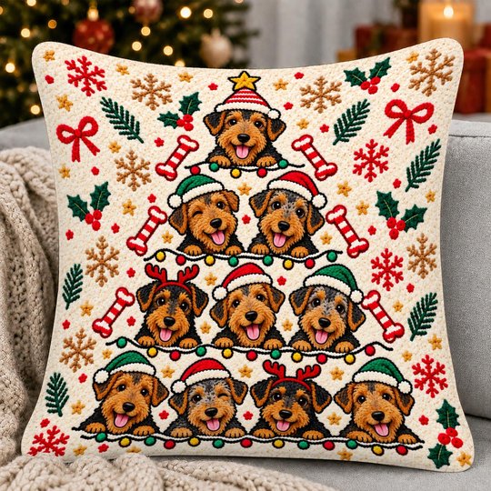 Welsh Terrier Pillow THPI26101277