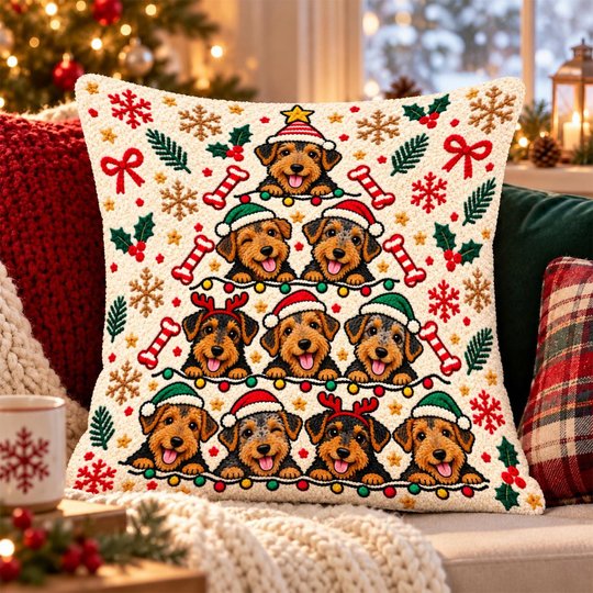 Welsh Terrier Pillow THPI26101277