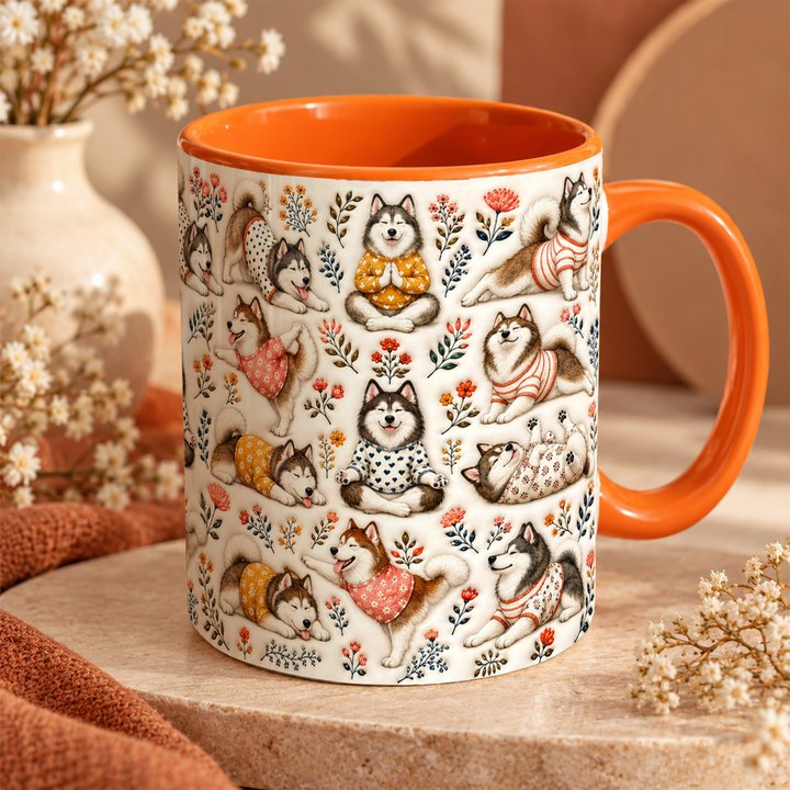 Alaskan Malamute Accent Edge-to-Edge Mug CM26100821