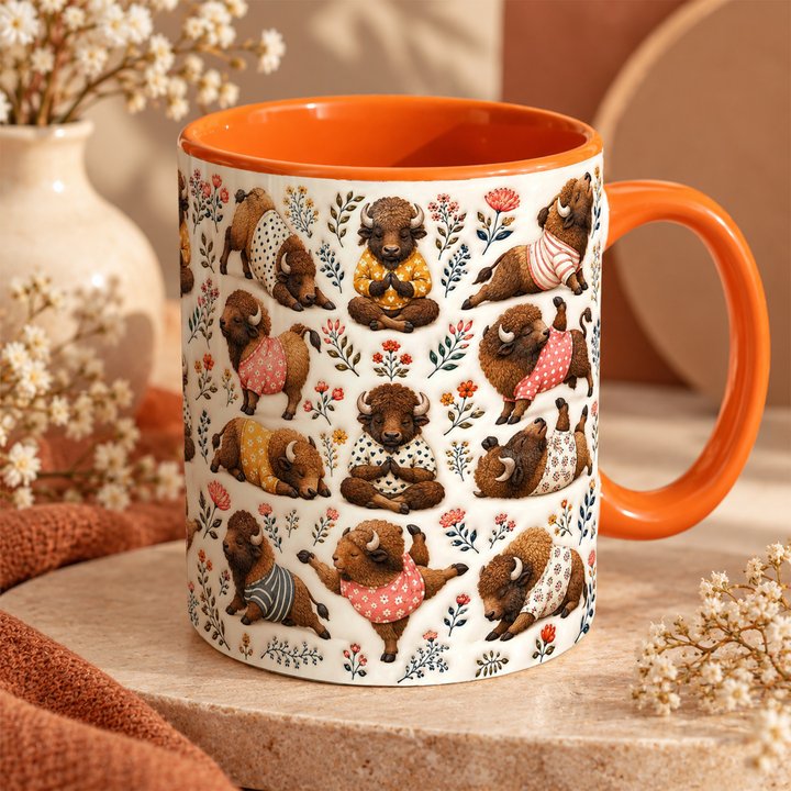 American Bison Accent Edge-to-Edge Mug CM26100823