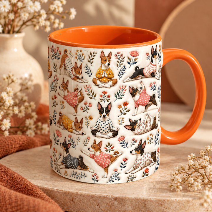 Basenji Accent Edge-to-Edge Mug CM26100826
