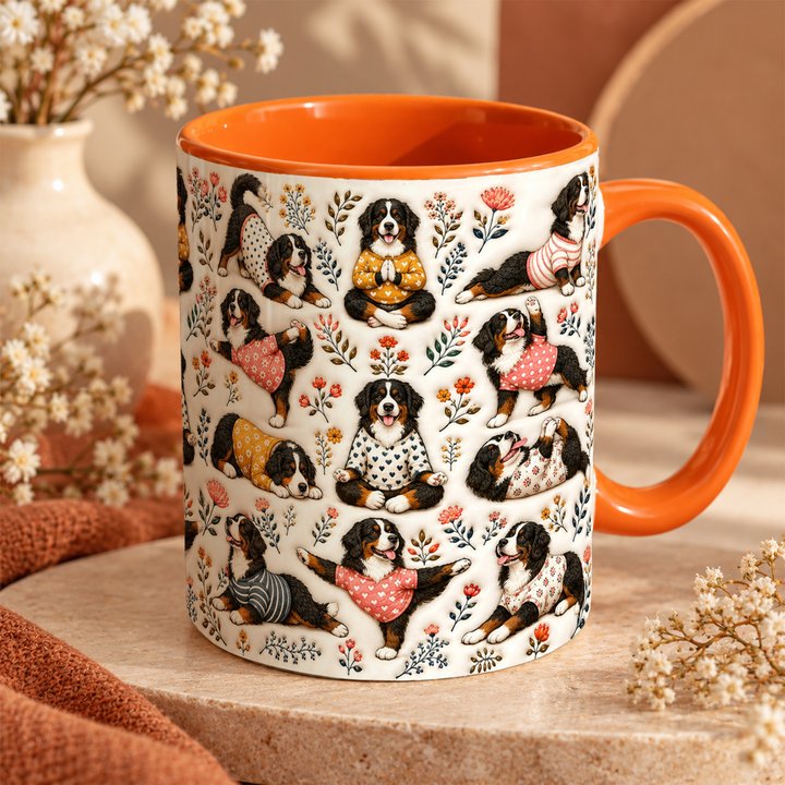Bernese Mountain Dog Accent Edge-to-Edge Mug CM26100833