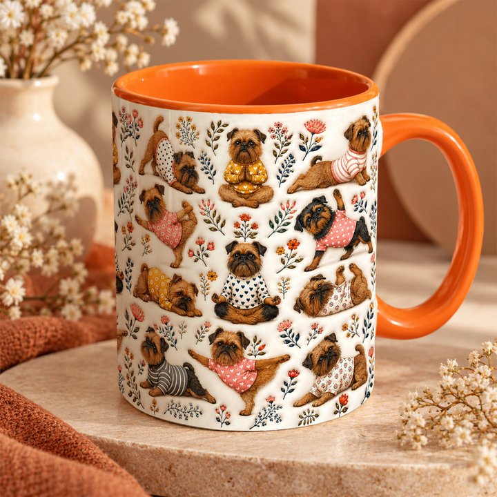 Brussels Griffon Accent Edge-to-Edge Mug CM26100839