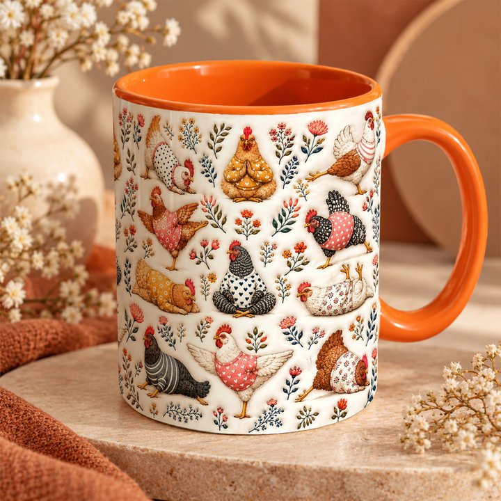 Chicken Accent Edge-to-Edge Mug CM26100845