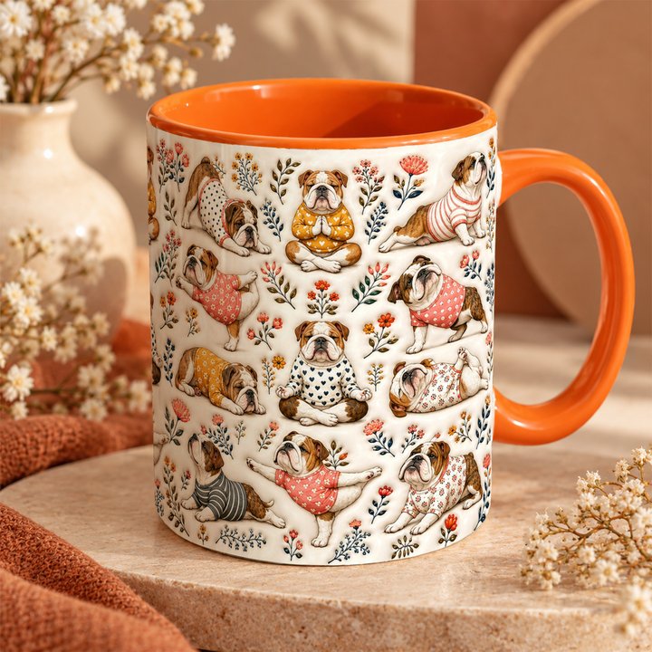 English Bulldog Accent Edge-to-Edge Mug CM26100856