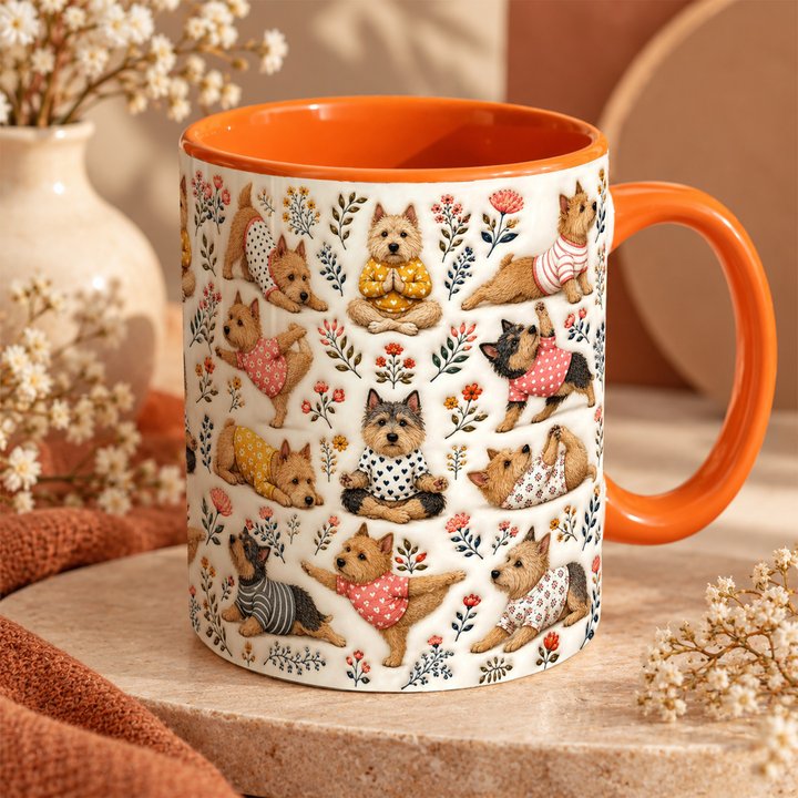 Norwich Terrier Accent Edge-to-Edge Mug CM26100873