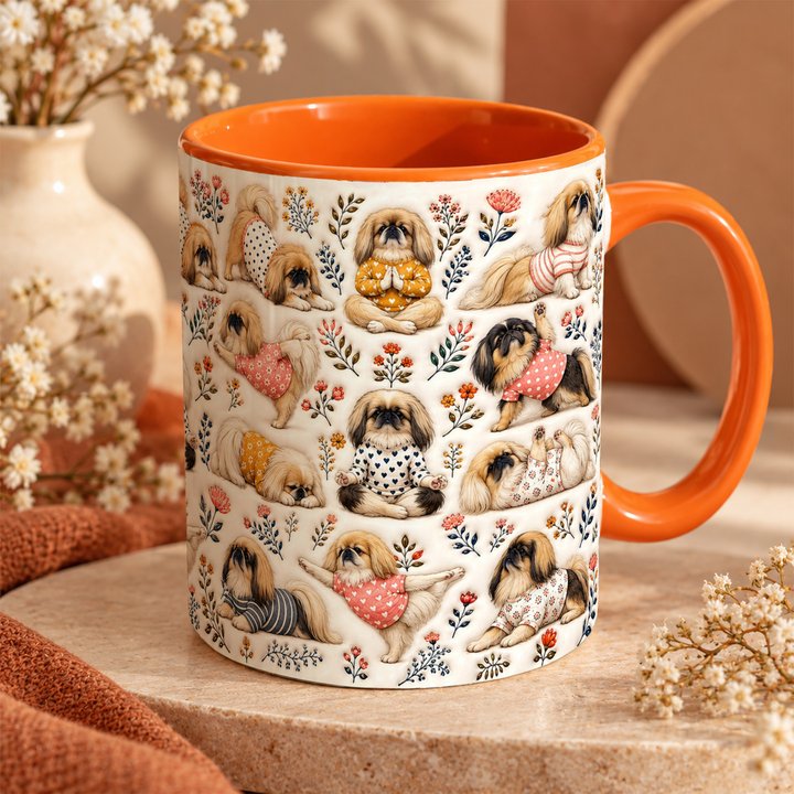 Pekingese Accent Edge-to-Edge Mug CM26100875