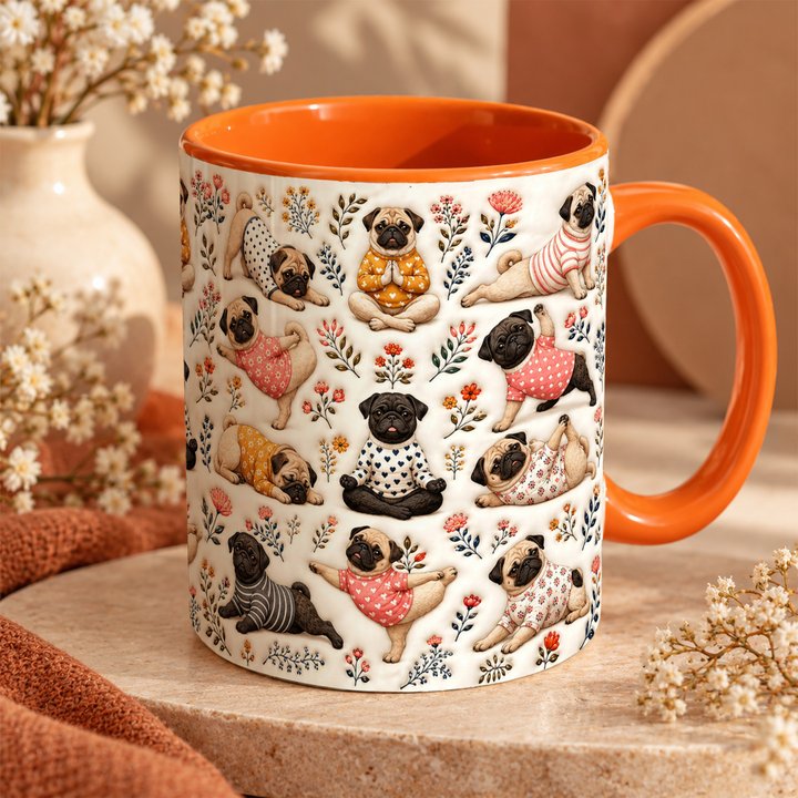 Pug Accent Edge-to-Edge Mug CM26100876