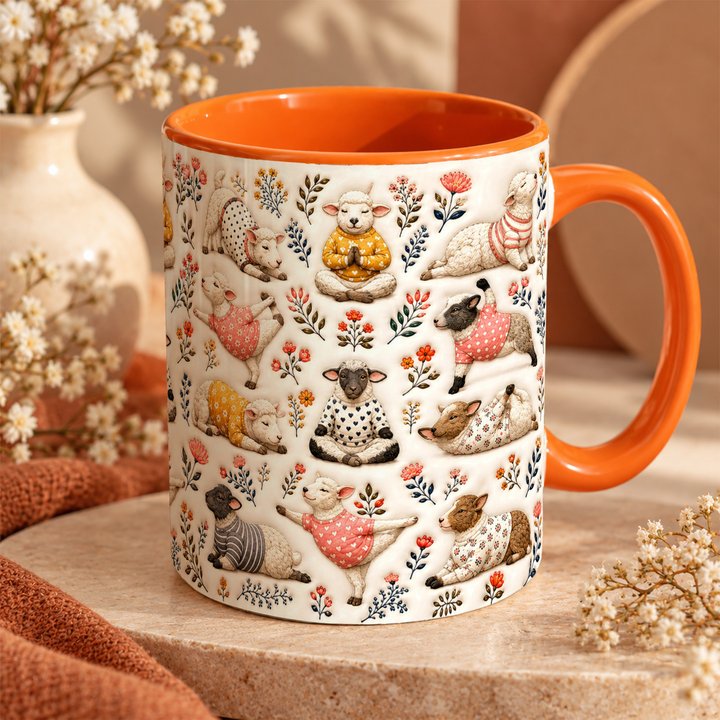 Sheep Accent Edge-to-Edge Mug CM26100881