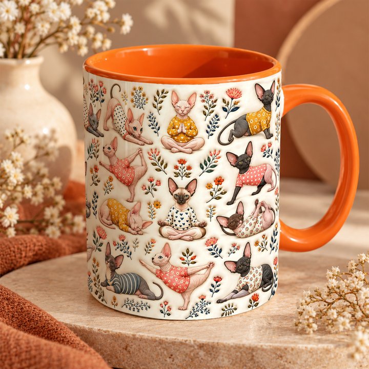 Sphynx Cat Accent Edge-to-Edge Mug CM26100885