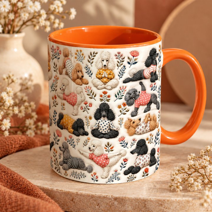 Standard Poodle Accent Edge-to-Edge Mug CM26100887