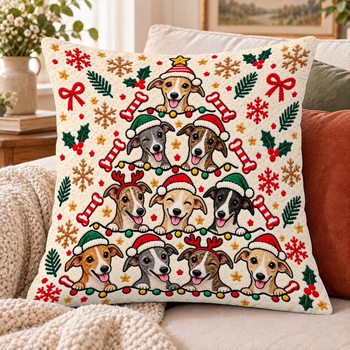 Whippet Pillow THPI26101279
