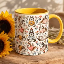 Alaskan Malamute Accent Edge-to-Edge Mug CM26100821