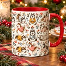 Alaskan Malamute Accent Edge-to-Edge Mug CM26100821
