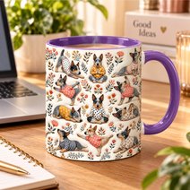 Australian Cattle Dog Accent Edge-to-Edge Mug CM26100824