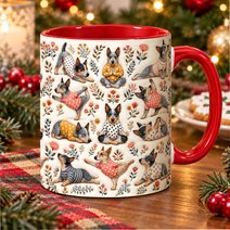 Australian Cattle Dog Accent Edge-to-Edge Mug CM26100824