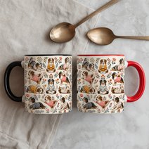 Australian Shepherd Accent Edge-to-Edge Mug CM26100825