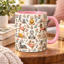 Bedlington Terrier Accent Edge-to-Edge Mug CM26100830