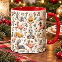 Bedlington Terrier Accent Edge-to-Edge Mug CM26100830