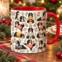 Bernese Mountain Dog Accent Edge-to-Edge Mug CM26100833