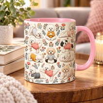 Bichon Frise Accent Edge-to-Edge Mug CM26100834