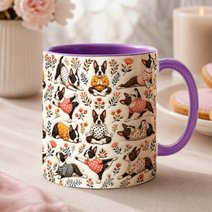Boston Terrier Accent Edge-to-Edge Mug CM26100837
