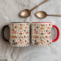 Brittany Spaniel Accent Edge-to-Edge Mug CM26100838