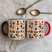 Brussels Griffon Accent Edge-to-Edge Mug CM26100839