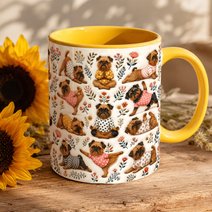 Brussels Griffon Accent Edge-to-Edge Mug CM26100839