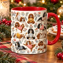Cavalier King Charles Spaniel Accent Edge-to-Edge Mug CM26100843