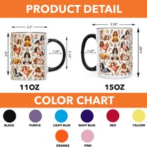 Cavalier King Charles Spaniel Accent Edge-to-Edge Mug CM26100843