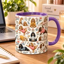 Cocker Spaniel Accent Edge-to-Edge Mug CM26100849