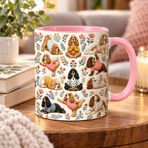 Cocker Spaniel Accent Edge-to-Edge Mug CM26100849
