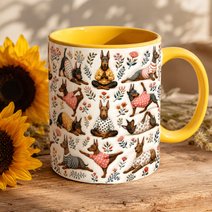 Doberman Accent Edge-to-Edge Mug CM26100852
